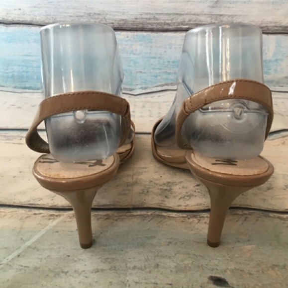 Sam Edelman Orly slingback nude beige heels 7.5 - Picture 4 of 5